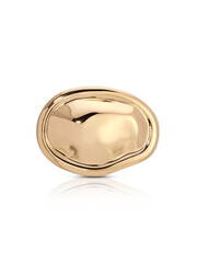 Closed shiny tin can with a metal ring pull top and a separate can opener on a white background