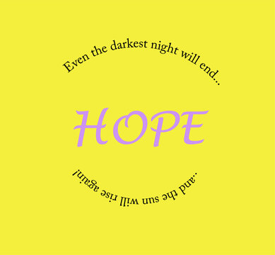 "Hope Inspirational Emblem"