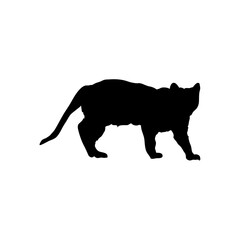 Cat vector logo with various styles, black and white