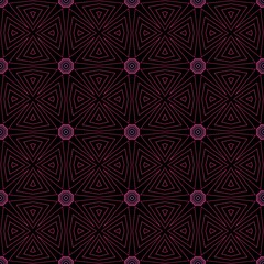 Neon Filaments Cyber Weave geometric seamless pattern