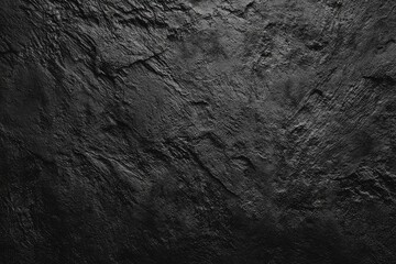 Dark, textured stone surface with deep grooves and crevices