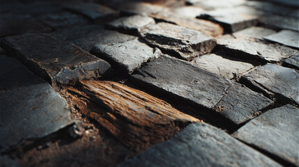 Fototapeta premium Textures of natural and cosmic materials in macro photography, 8K — stone, wood, crystals, organic and abstract patterns