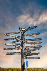 Karesuanto, Garasavvon or Karasavvon is the northernmost town in Sweden. It is located in the municipality of Kiruna, province of Norrbotten.