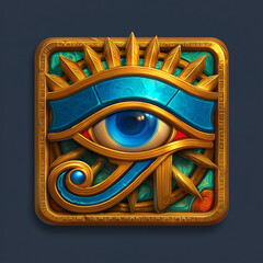 Graphic element isolation background for your design asset, game asset, video game, mobile game, web asset Illustration