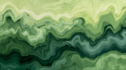 Fototapeta premium Abstract background of green liquid, Abstract green background