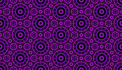 Neon Grid Vaporwave Dreams Retro Arcade Purple Glitch geometric seamless pattern