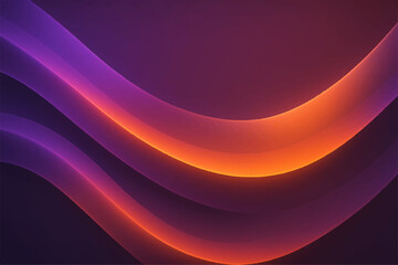 Vector illustration of an abstract background with a flowing glowing purple and pink fractal light wave pattern