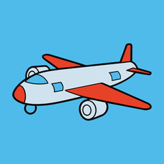 Airplane Vector Illustration