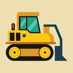 Bulldozer Construction Vehicle Icon