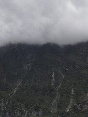 fog in the mountains