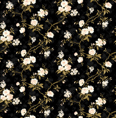 Seamless Allover Running Print Pattern Designs for all type of fabric