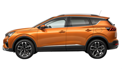 An Orange Crossover SUV Vehicle