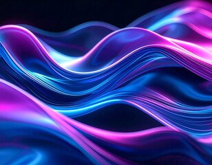 Seamless Flowing Abstract Liquid Waves – Cinematic Ultra Realistic