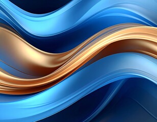 Seamless Flowing Abstract Liquid Waves – Cinematic Ultra Realistic