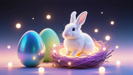 Eggs & Easter Bunny: Festive Decor with a Magical Vibe