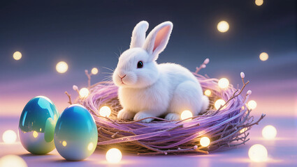 Eggs & Easter Bunny: Festive Decor with a Magical Vibe