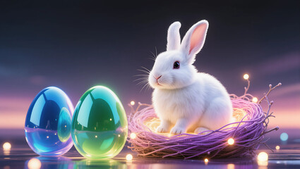 Eggs & Easter Bunny: Festive Decor with a Magical Vibe