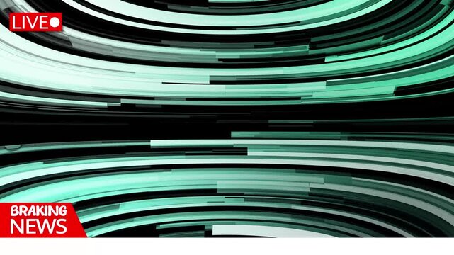 TV station or modern Newsroom background. News background strips lines moving animation. Digital world breaking news Studio Background for news report and breaking news.