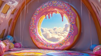 colorful fantasy landscape