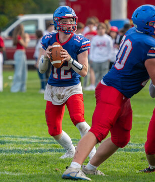 QB Pass High School Football Boys of Fall Sports