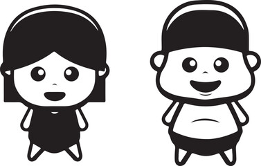 Cartoon Boy Vector – Cute Child, Kid Character, Funny, Minimal, Illustration, Comic, Happy, Mascot, Playful, Kawaii, Doodle, Sketch, Clipart, Hand Drawn, Child Art, Icon, Cute, Vector