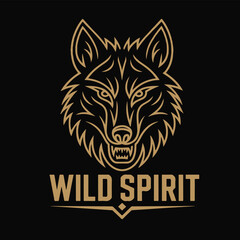Fototapeta premium Wild Spirit T-shirt Design | Typography with Decorative Graphic for Apparel