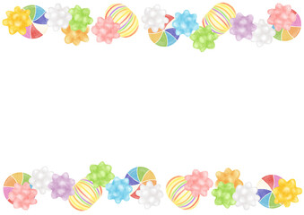 金平糖と飴のフレーム