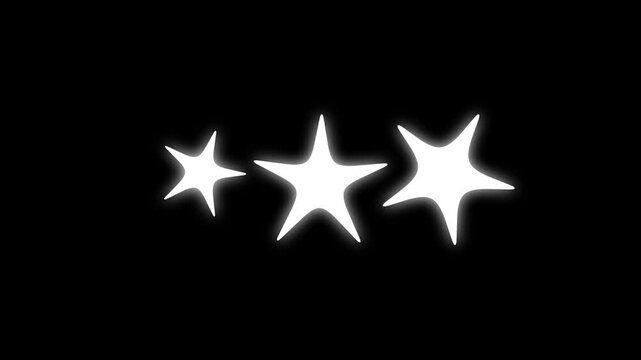 twinkle Stars blast animated, Retro blinking twinkle stars pop-up animation on black screen background, shiny glowing star animation, Glitter sparkle animated, shiny glowing stars animation,4k
