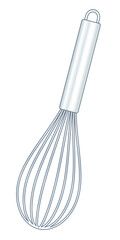 Cooking whisk illustration