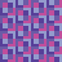 Pattern created from lilac, lavender, purple and pink squares