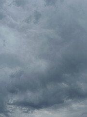 dark clouds in the sky