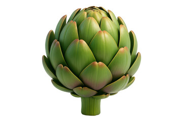 Fototapeta premium Isolated artichoke on black background isolated illustration on transparent background