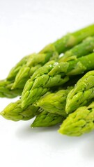Fresh green asparagus bunch