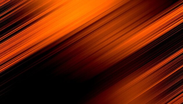 A dynamic abstract design featuring diagonal lines of orange and dark hues, creating a visually striking pattern.