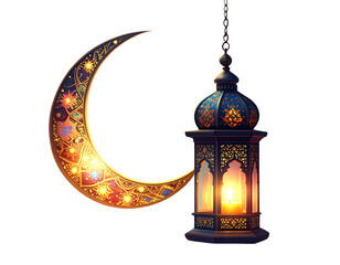 vector illustration of a lantern