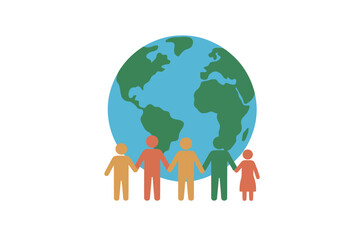 Global Unity: People United Around the Earth