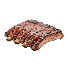 Delicious barbecue ribs.