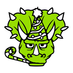 Triceratops Happy Birthday Party Years Old Hat Celebrating