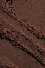 texture of brown cometic agent
