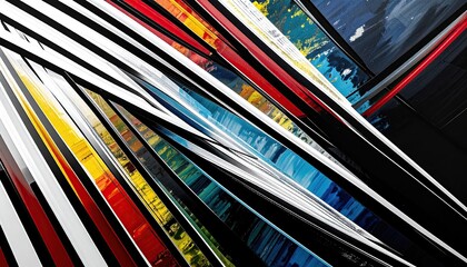 Colorful Overlapping Objects.