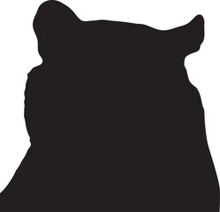 tiger head silhoutte