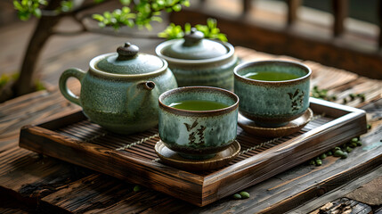 Serene Matcha Tea Ceremony: Authentic Japanese Tea Set