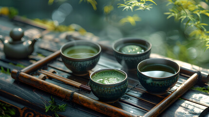 Serene Matcha Tea Ceremony: A Moment of Tranquility