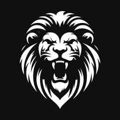 Obraz premium vector illustration of a lion