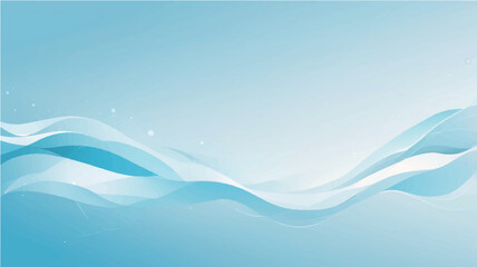 Abstract blue wave design with a clean, flowing motion pattern
