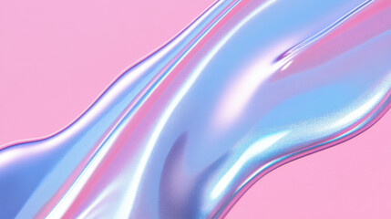Fototapeta premium Nail polish factory, Close-up of a nail polish bottle label with metallic details.