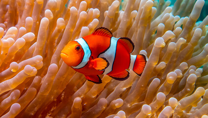 Clownfish in Anemone &ndash; Vibrant Underwater Photography