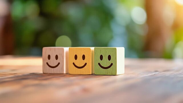 Positive feedback wooden blocks