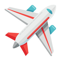 Airplane PNG Icon Illustration