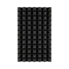 Fototapeta premium Studio sound absorbing panels, transparent background PNG
